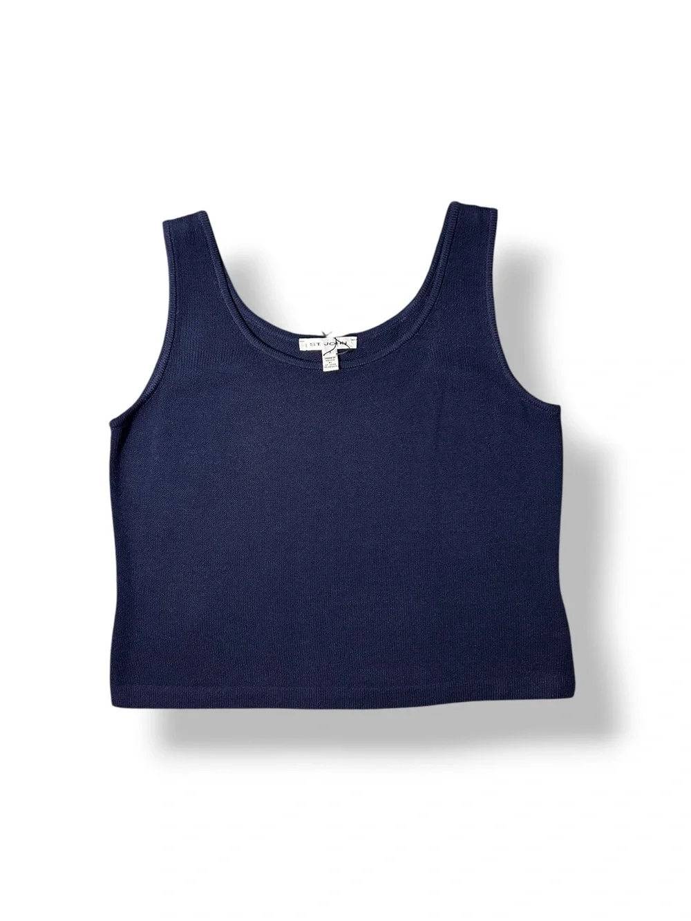 St. John Collection Navy Santana Knit Tank & Pants Set NWT 2 Piece Size 4 Small